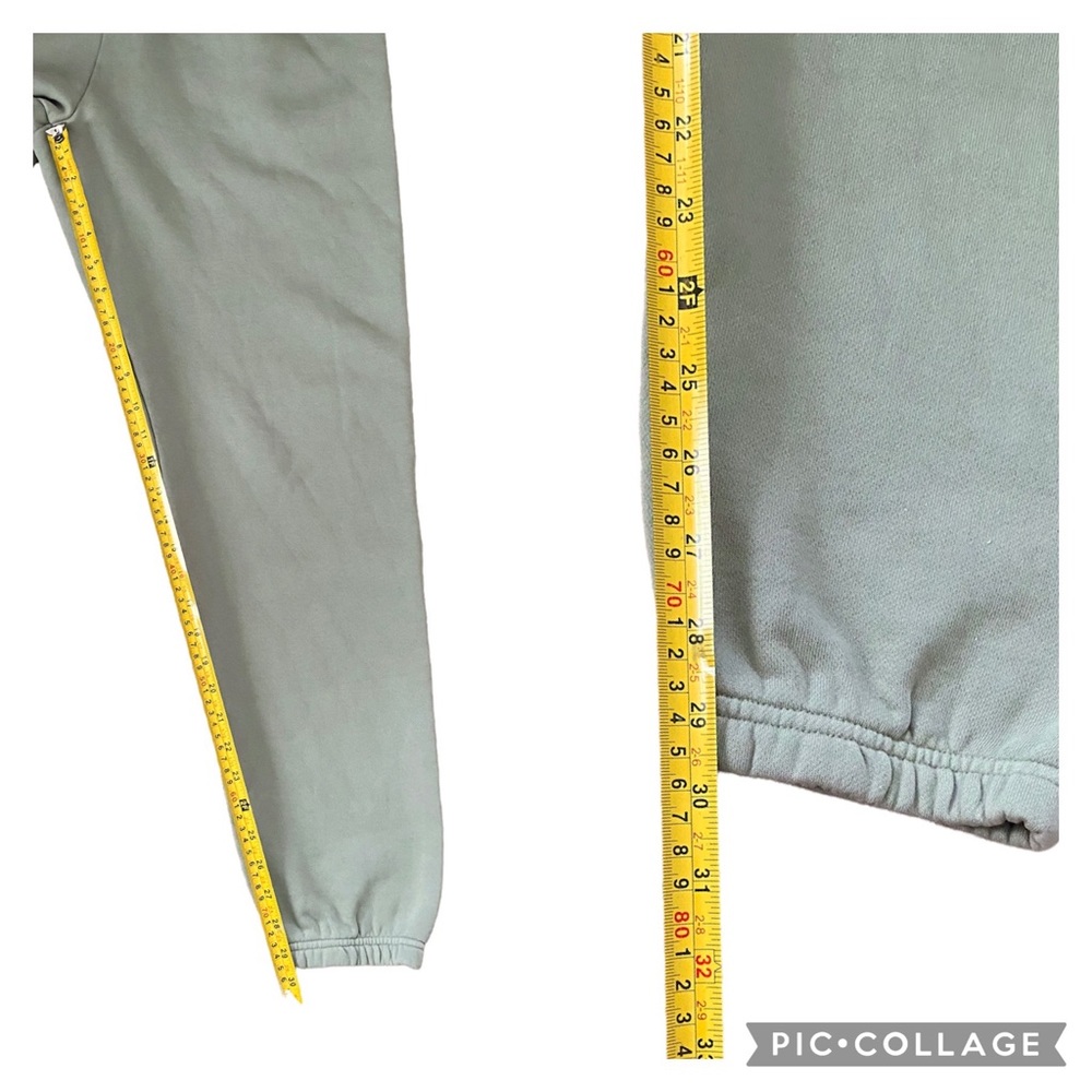 Aritzia TNA Cozy Fleece Boyfriend Sweatpant  Pull-On Joggers Sage Green 1X - Picture 11 of 11
